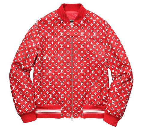 supreme bomber jacket louis vuitton|Louis Vuitton monogram jacket.